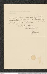 Nachlass Franz Steindachner, Brief von Hans Friedrich Gadow an Franz Steindachner (12.08.1909), Inv.Nr. 148.01, Seite 2